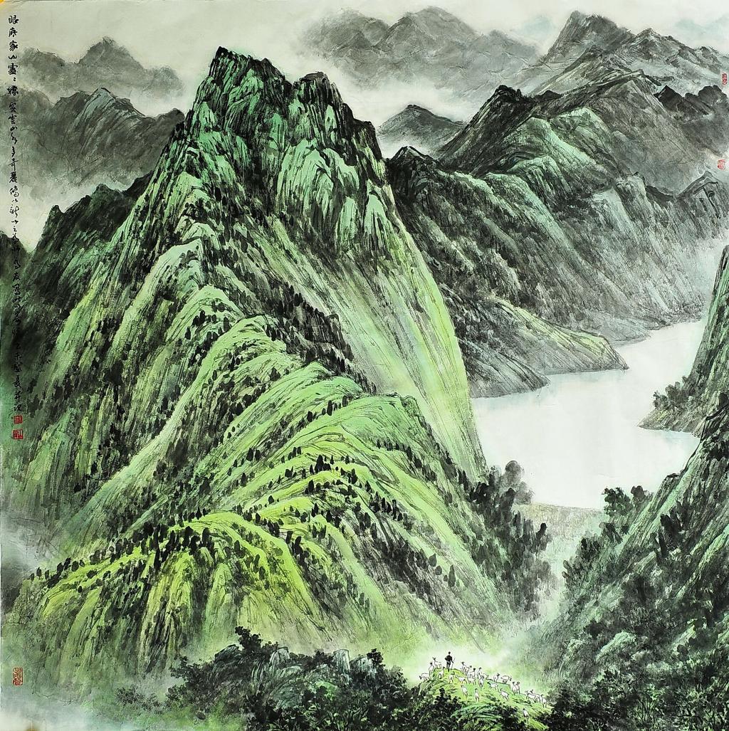 傅以新老师画作——《眼底家山处处娇》 傅以新老师画作——《眼底家山处处娇》