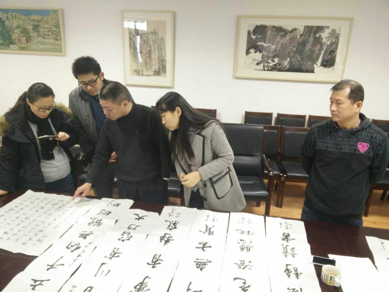 书法家张强先生点评教师作品 书法家张强先生点评教师作品