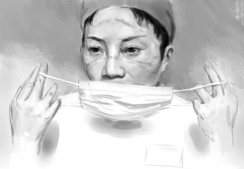《最美容颜》李霞 作 (素描) 《最美容颜》李霞 作 (素描)