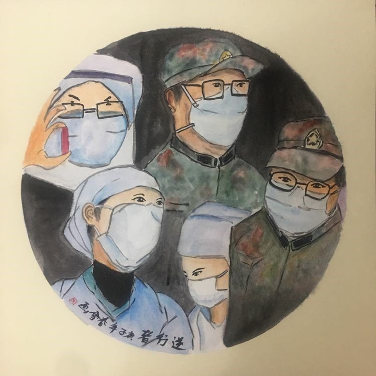 高春雪    逆行者    国画 高春雪    逆行者    国画