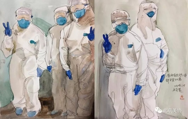 09《祈愿归来》 申卉芪  国画 09《祈愿归来》 申卉芪  国画