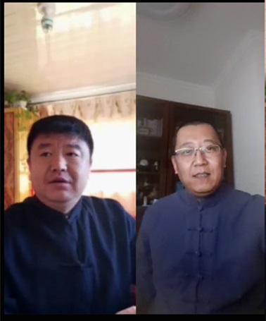 5-曲协李新、陈雪松利用手机视频,隔空说相声《如此汇报》 5-曲协李新、陈雪松利用手机视频,隔空说相声《如此汇报》