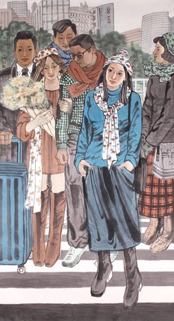 范一冰:都市青年, 136cm x 68cm 范一冰:都市青年, 136cm x 68cm