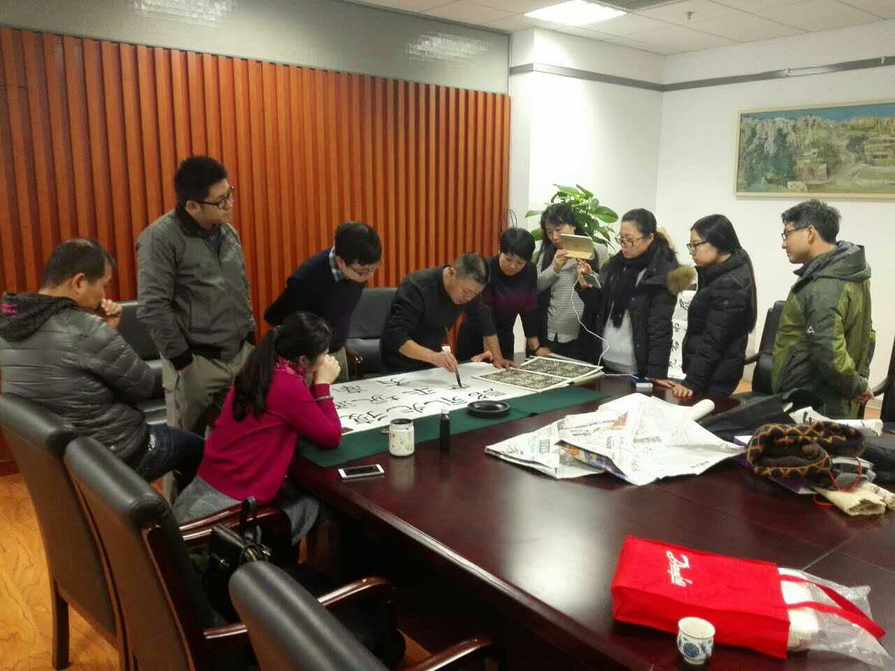 观摩交流现场 观摩交流现场