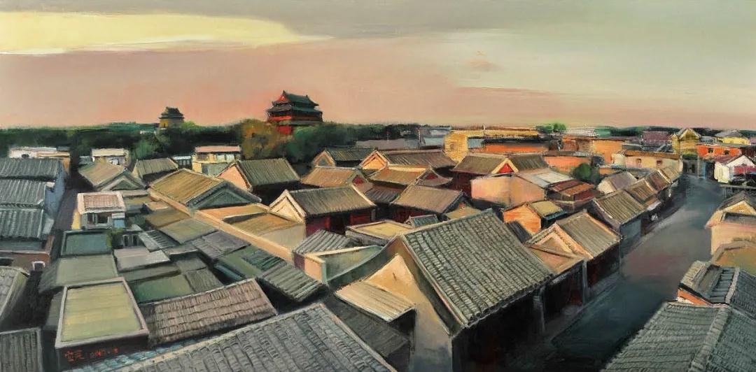 2金宝英作品《十月钟鼓楼》 2金宝英作品《十月钟鼓楼》