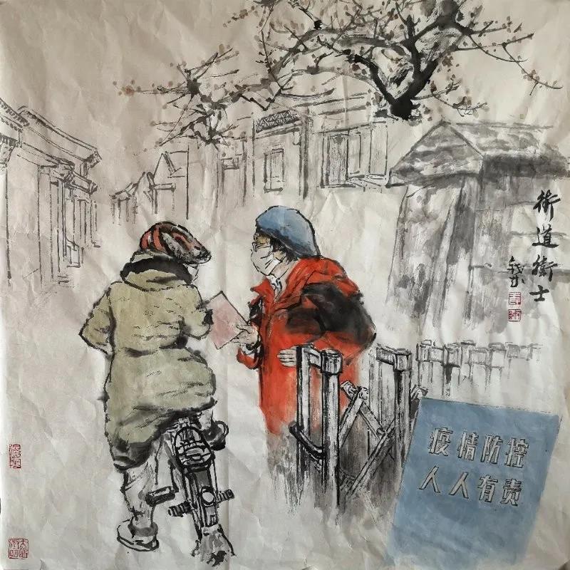 9《街道卫士》王铁成作什刹海街道加强疫情防控工作落实到每条胡同和街巷,实行封闭式管理。由志愿者二十四小时不间断值班看守,在通行街巷口设置登记点,对所有进出入人员实行严格管理,履行职责,守护社区安康。 9《街道卫士》王铁成作什刹海街道加强疫情防控工作落实到每条胡同和街巷,实行封闭式管理。由志愿者二十四小时不间断值班看守,在通行街巷口设置登记点,对所有进出入人员实行严格管理,履行职责,守护社区安康。