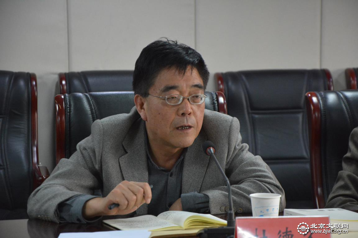 北京市文联党组副书记杜德久讲话