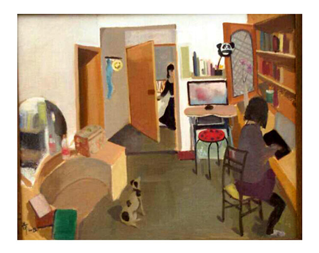 刘学青油画《艺生活》副本