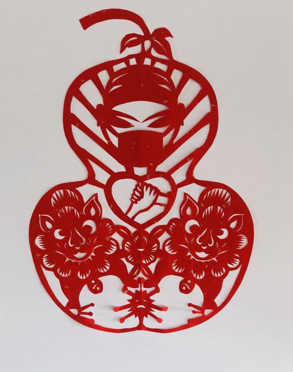 插图15:王海艳 剪纸《齐心协力》 插图15:王海艳 剪纸《齐心协力》