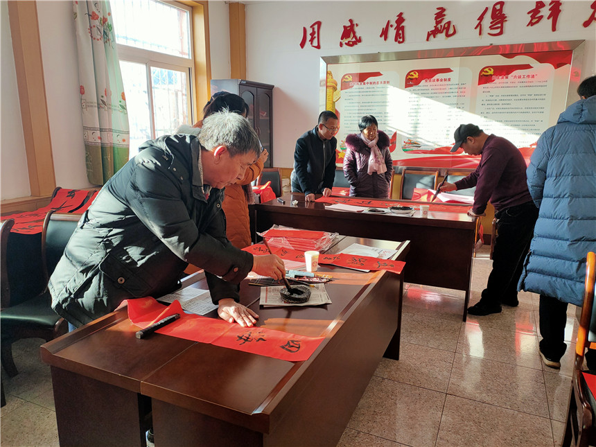 延庆区深入乡镇社区送春联下乡07