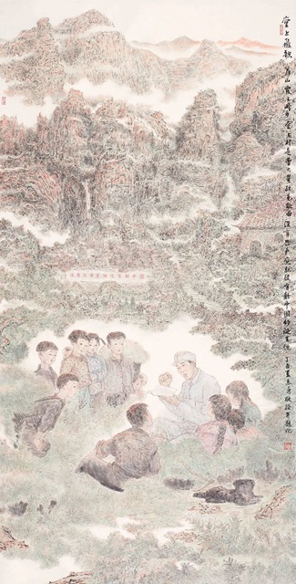 赤勇:堂上飞歌, 248cm x 129cm 赤勇:堂上飞歌, 248cm x 129cm