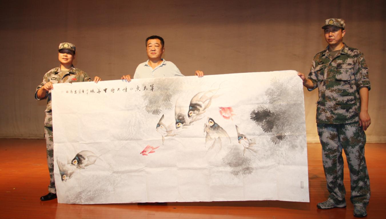 昌平美术家协会副秘书长张国忠捐赠画作 昌平美术家协会副秘书长张国忠捐赠画作